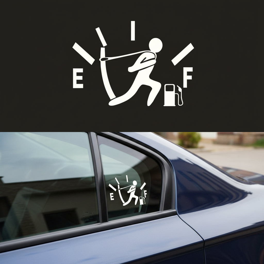 custom stickers for car windows Lacey white