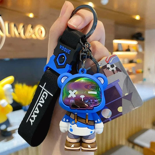 cute car keychain  Blue 01