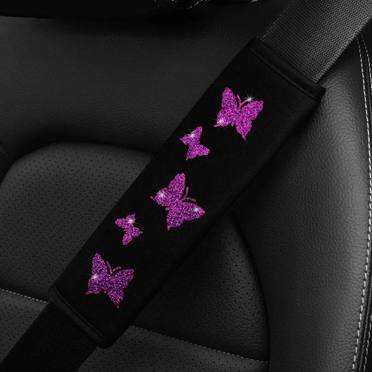cute car seat belt cover Purple