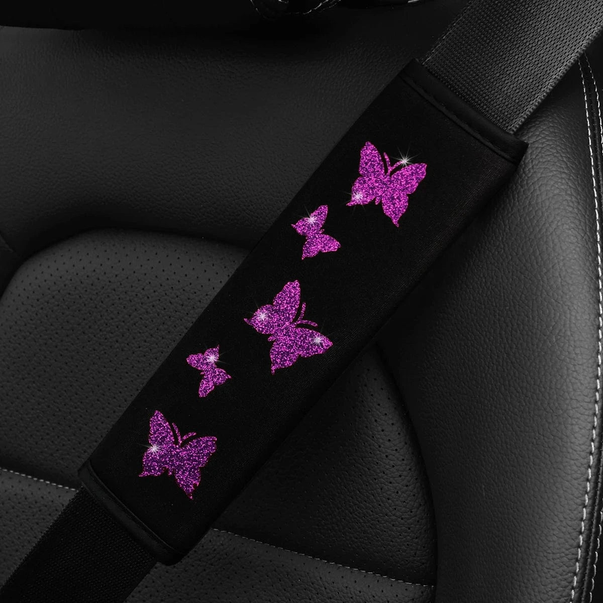 cute car seat belt cover Purple