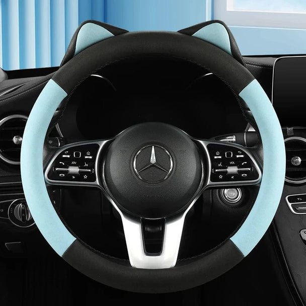 Cute car steering wheel covers Blue