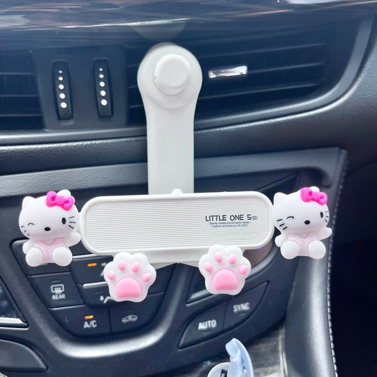 dashboard car phone holder white kdm