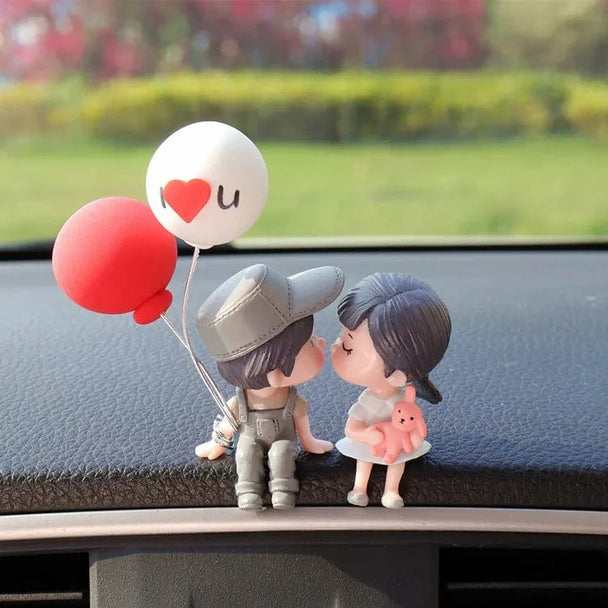 dashboard decorations for car White Red Balloon