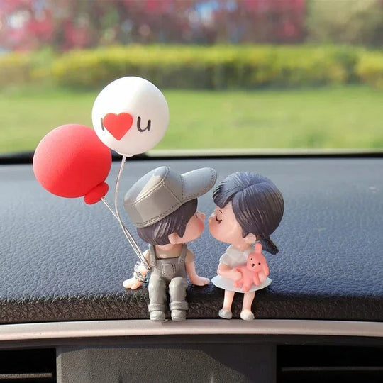 dashboard decorations for car White Red Balloon