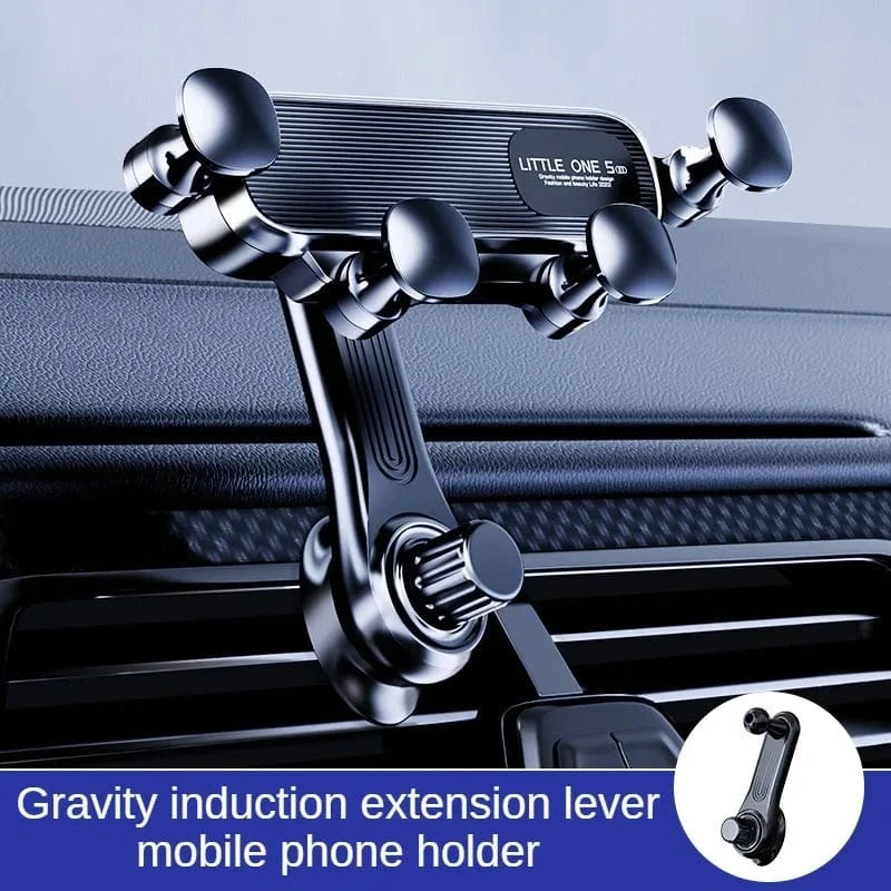dashboard phone holder for car black
