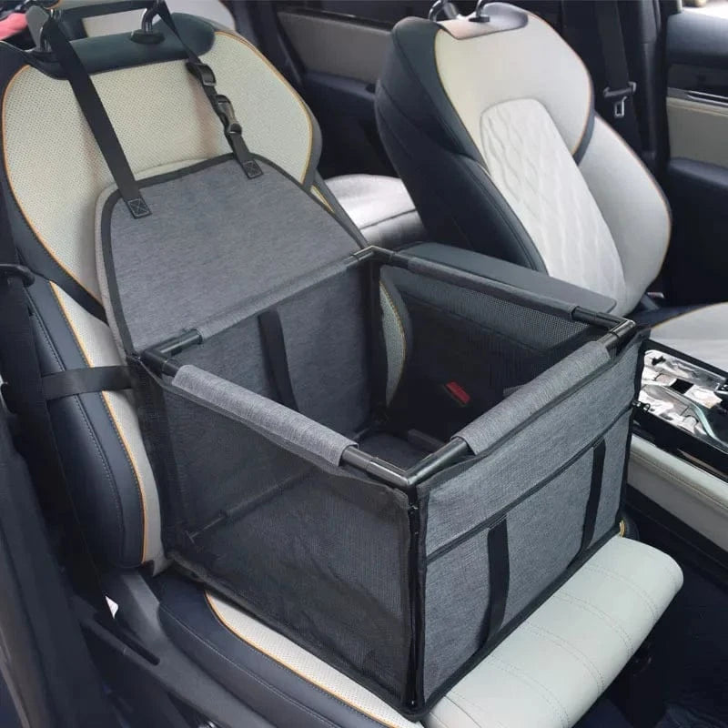 dog beds for back seat of car DARK GRAY