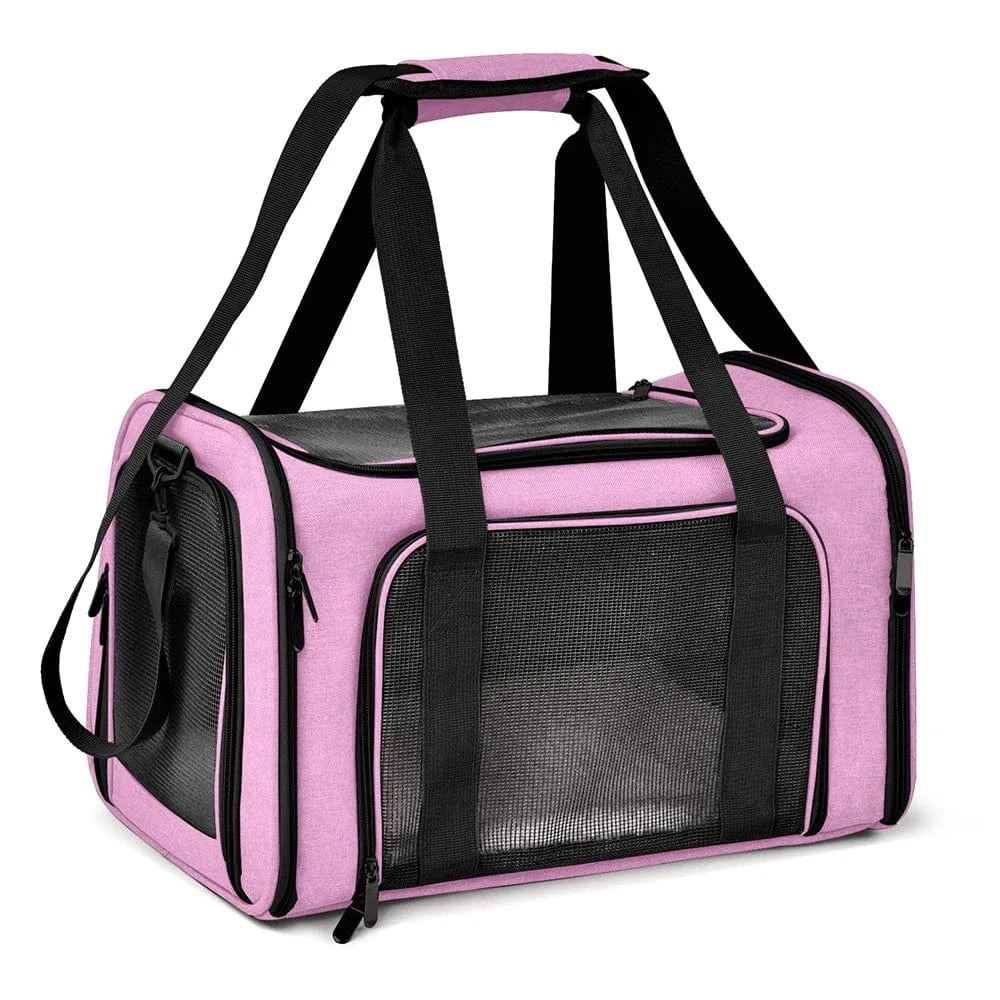 dog car bed seat Pink / L (50x34x34cm)