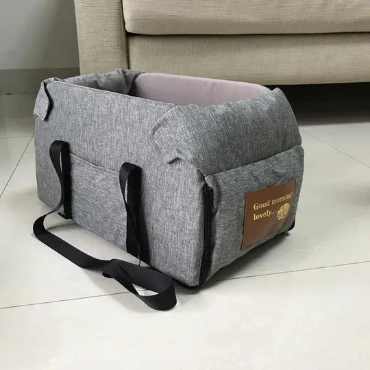 dog car seat bed grey Small