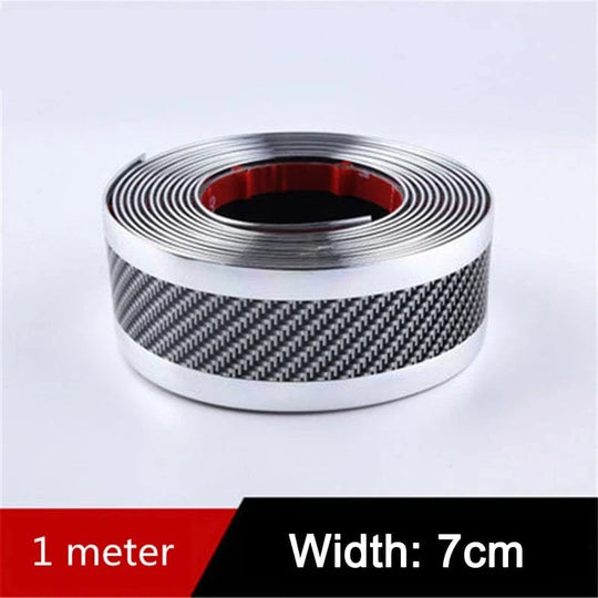 Door sill protector for car  SILVER -7cm