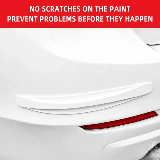 front bumper protector for cars 4pc-red