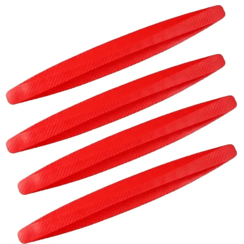 front bumper protector for cars 4pc-red