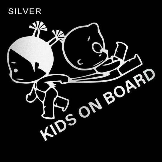 funny car window stickers Silver / 28X23.6CM