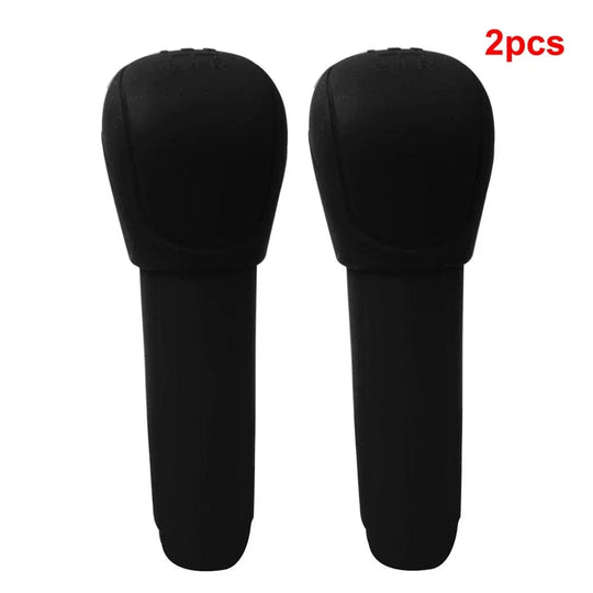 Gear head shift knob collars  2pcs black