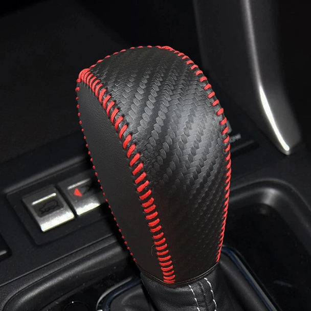gear shift knob cover leather​ D