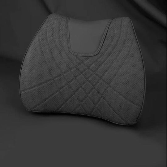 head and neck support for car seats  black lumbar