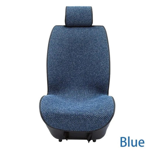 heated car seat cover 1PC Front Blue