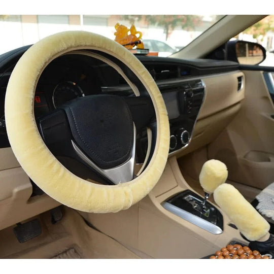 Heated steering wheel covers for cars  B-Yellow-3PCS