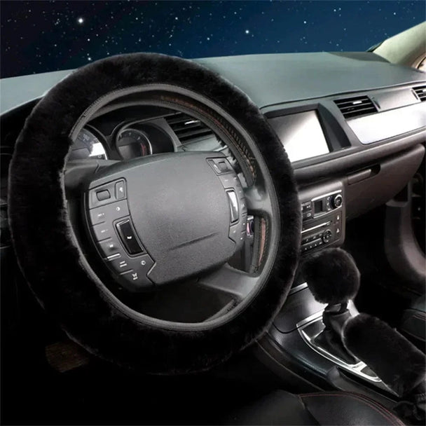 Heated steering wheel covers for cars Black