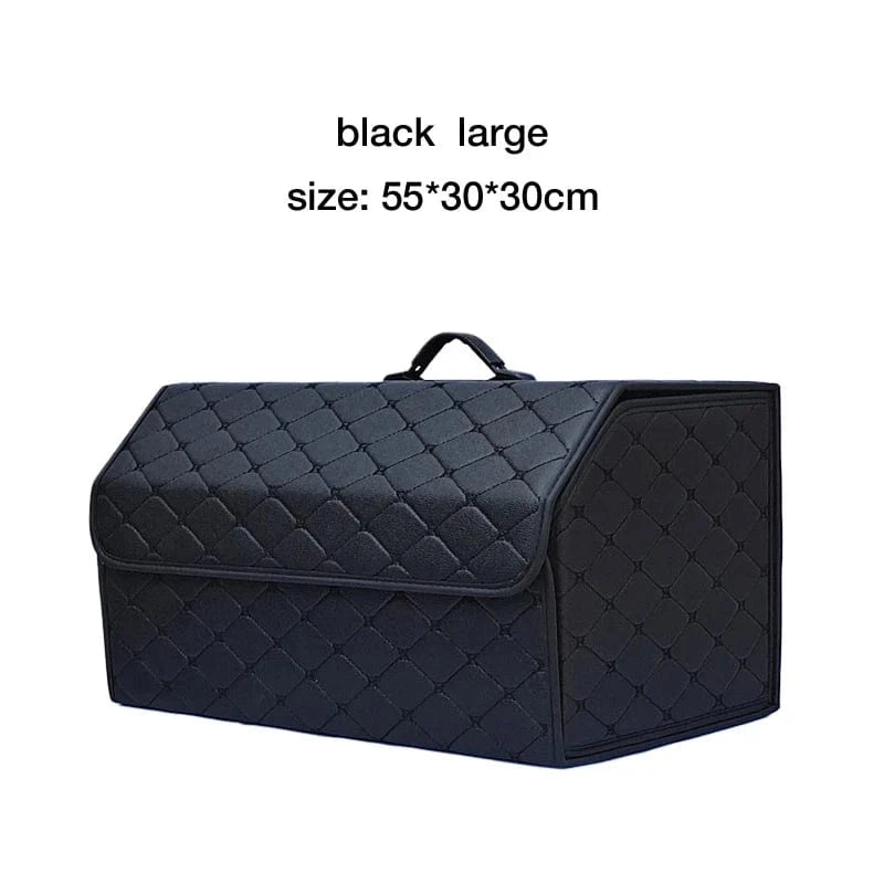 Heavy duty car trunk organizer  Black L