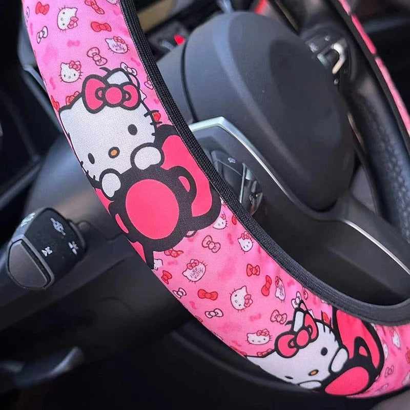 Hello Kitty steering wheel cover  Pink