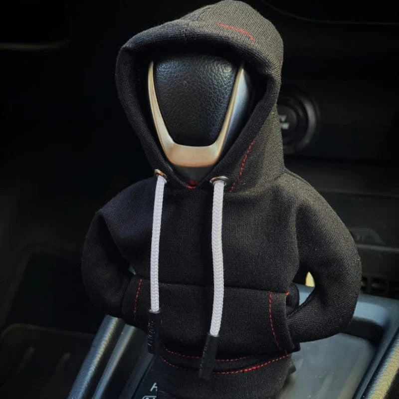 hoodie car gear shift cover redbull  Black