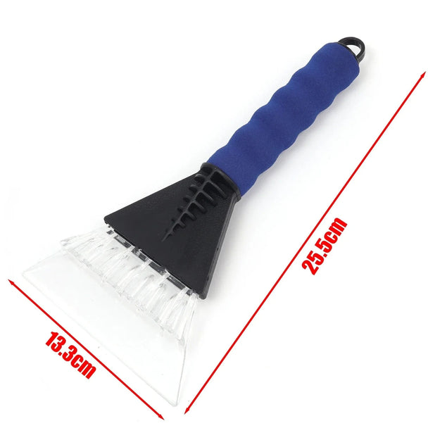ice scraper for car nearby​ Blue