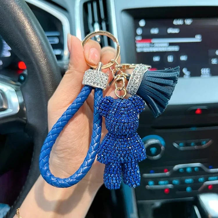 keyring car keys  Blue