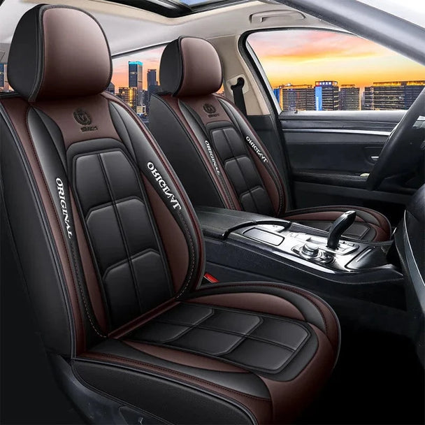 leather cover for car seats​  brown 2pcs