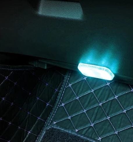 led lights for cars interior 1pc ice blue