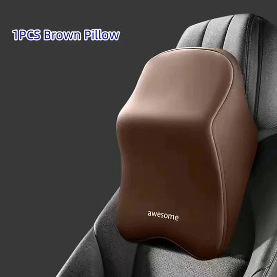 lumbar back support for car​  A Brown Pillow