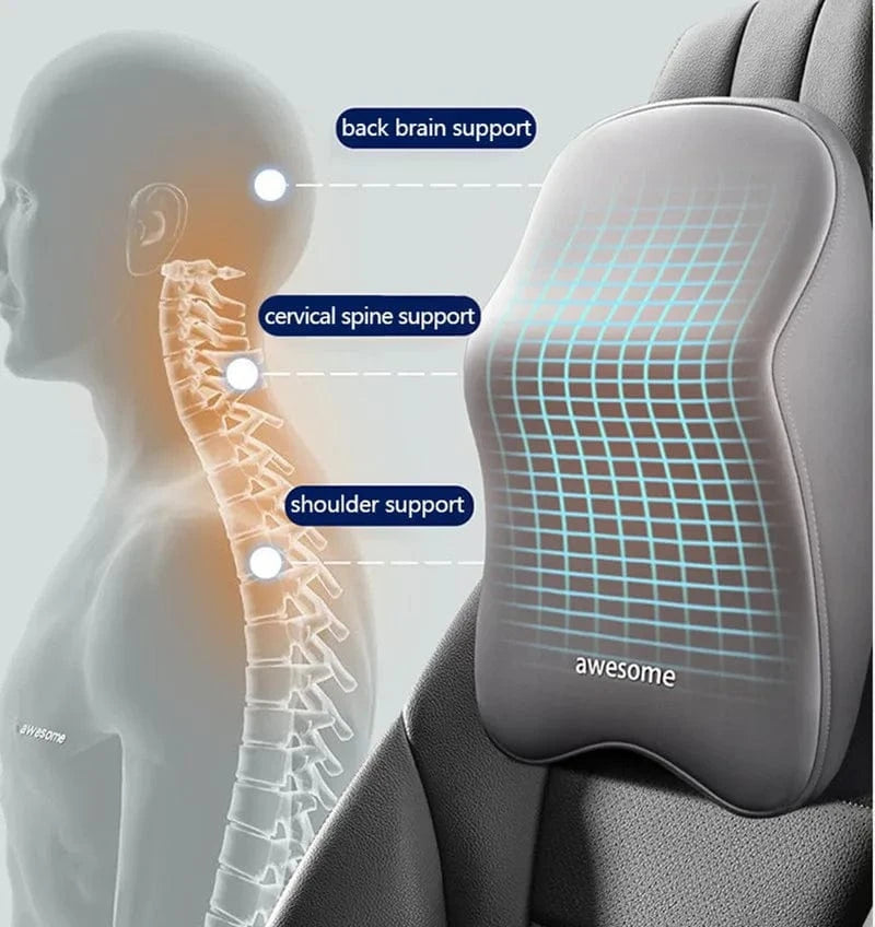 lumbar support for a car AB 1 Sets Car Grey