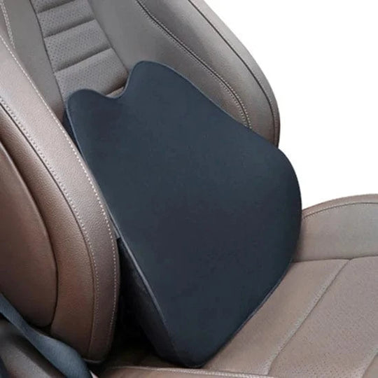 lumbar support for car walmart​ Black leather pillow / CHINA