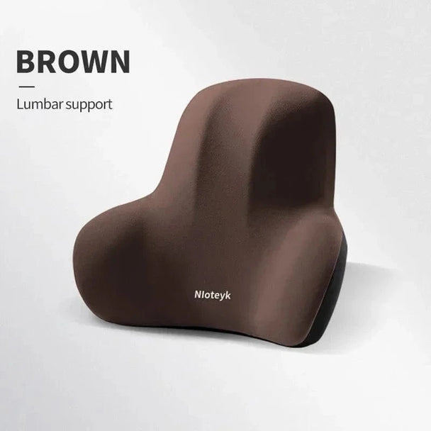 lumbar support pillow for car seat​ brown waist
