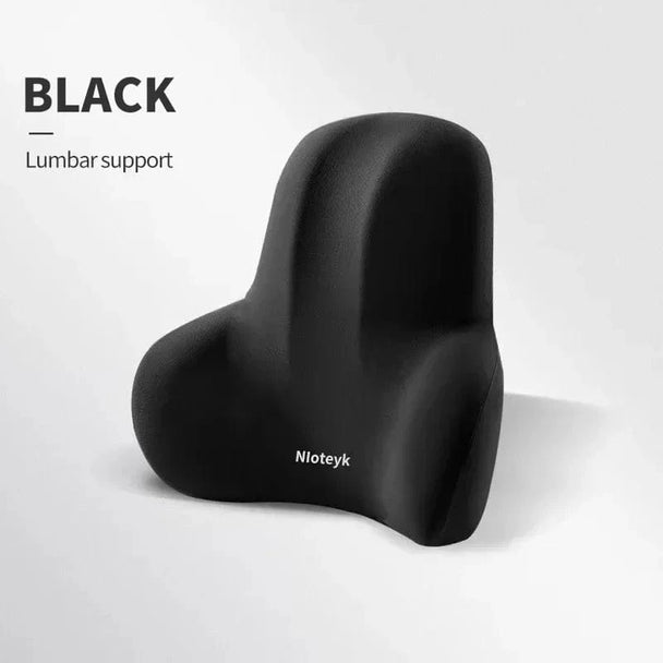 lumbar support seat cushion for car black waist