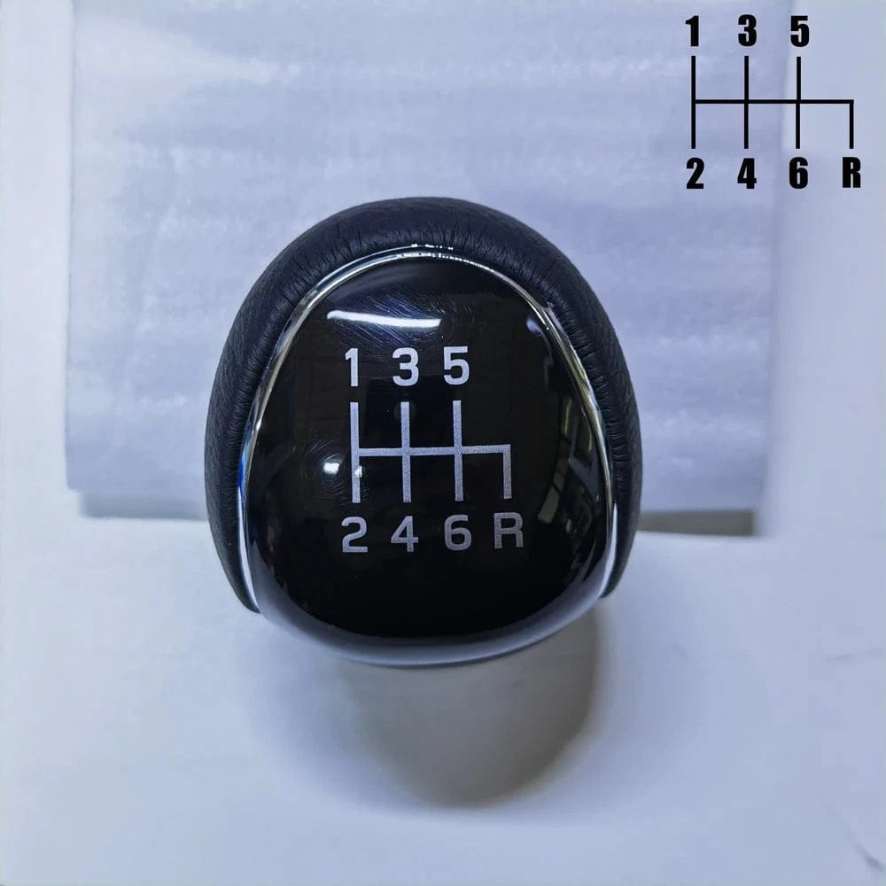 manual shift knob black 6 speed 246R