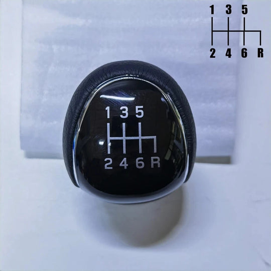 manual shift knob black 6 speed 246R