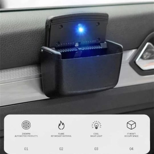 Mini car trash bin  black