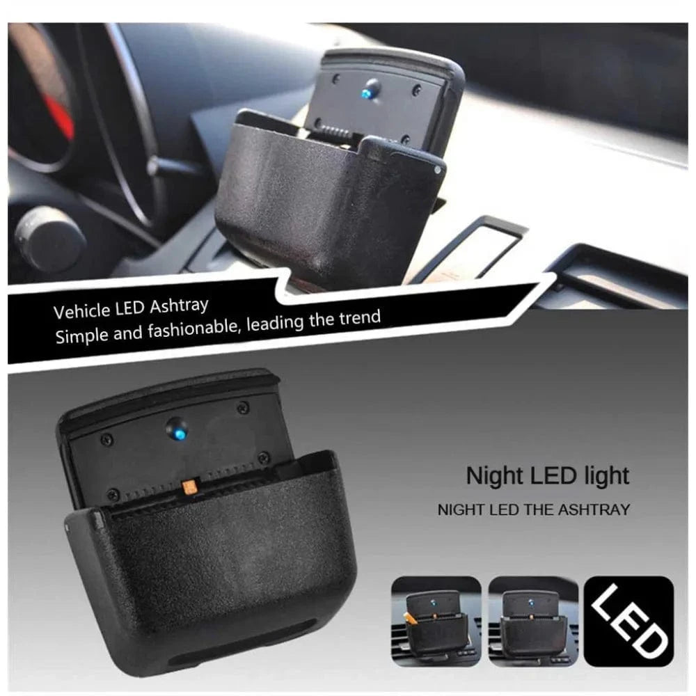 Mini car trash bin  black