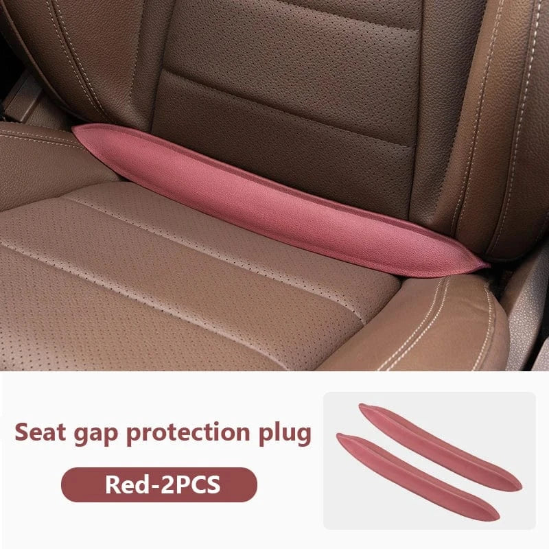mini cooper car seat gap filler​  red 2pcs