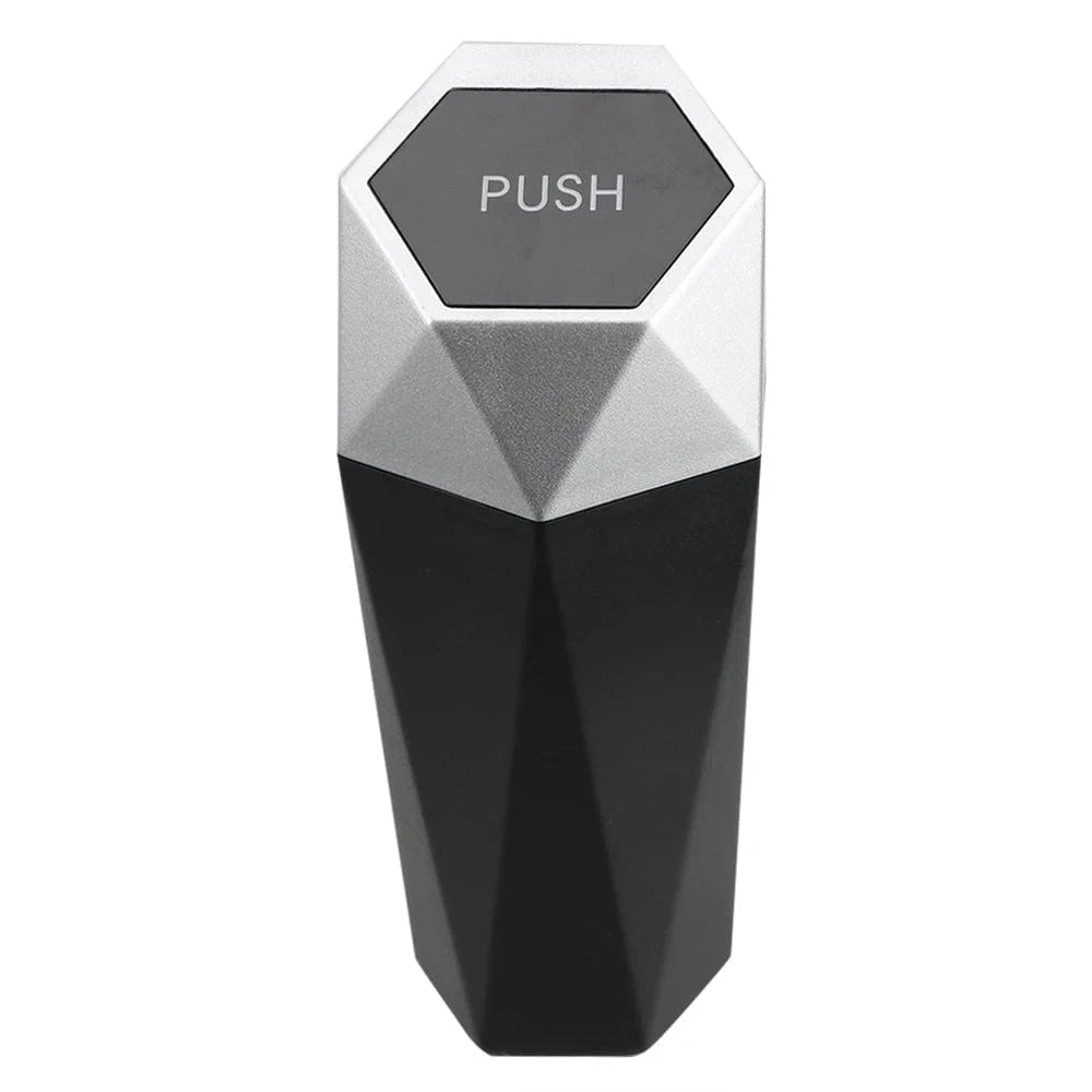 Mini trash can for car  Silver