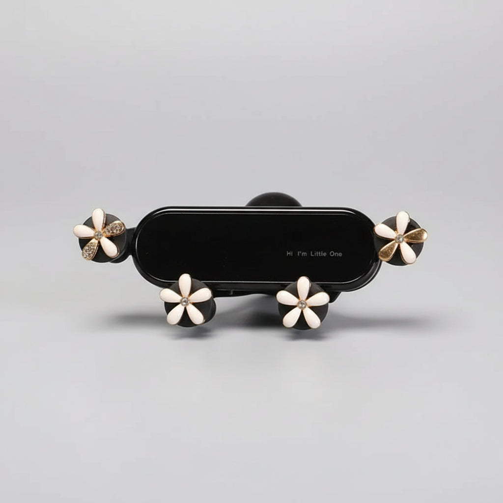 mobile phone holder for car dashboard​  Small white flower