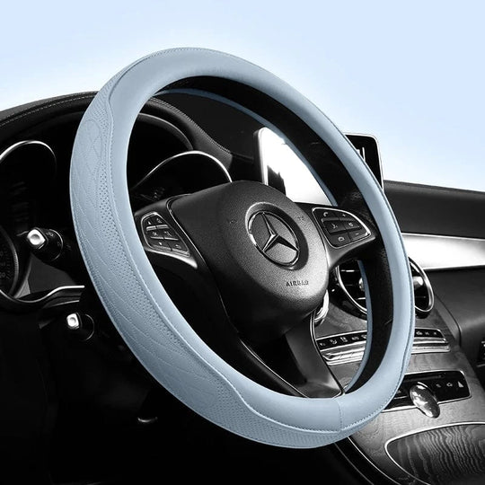 napa leather steering wheel cover Blue