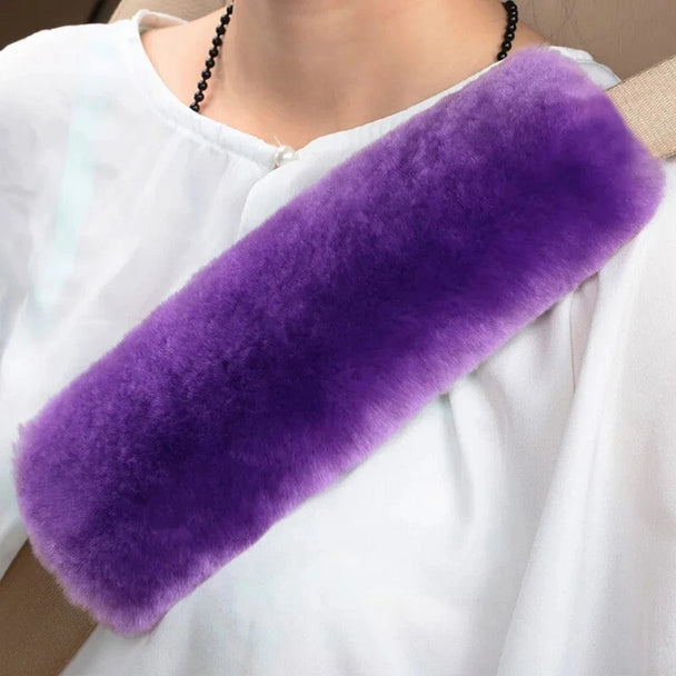 Padding for seat belts Purple