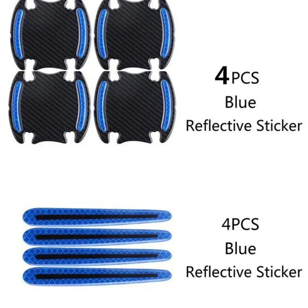 Paint protection film for car door handle 8PC Blue