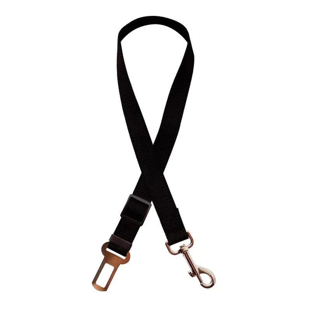 pet car bed with seat belt​ black