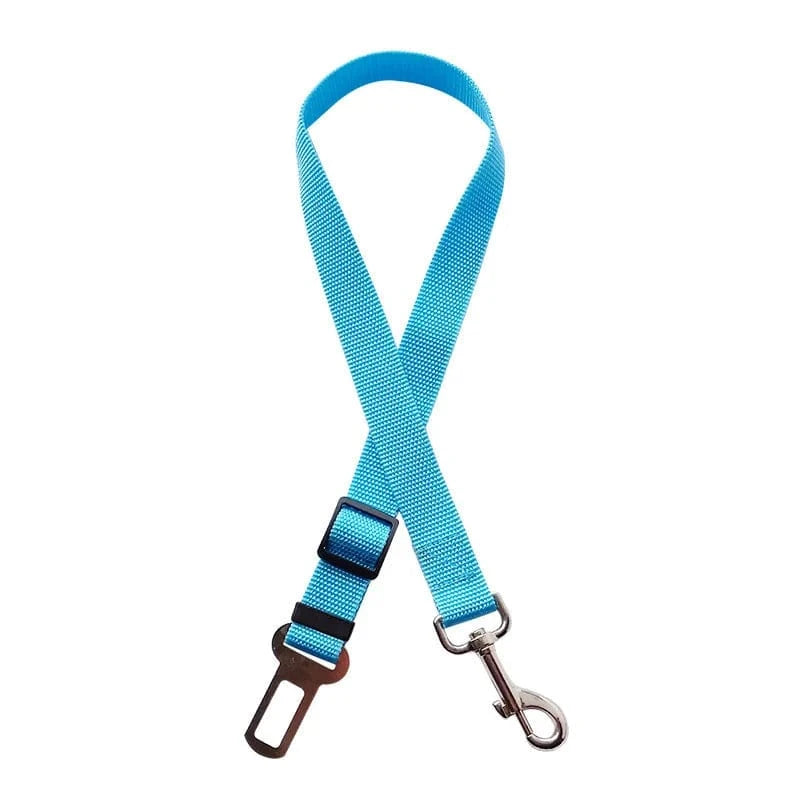 pet car seat belts sky blue