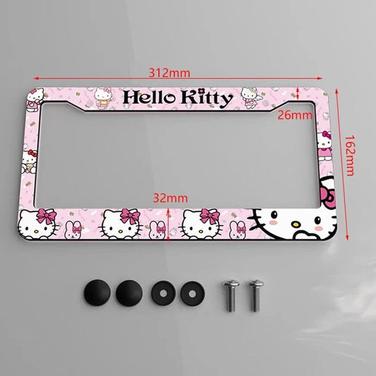 Pink Hello Kitty Steering wheel cover A2 Round hole