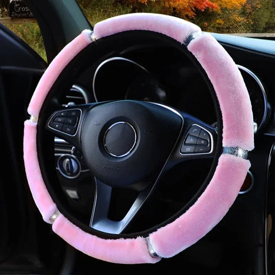 Pink steering wheel light pink