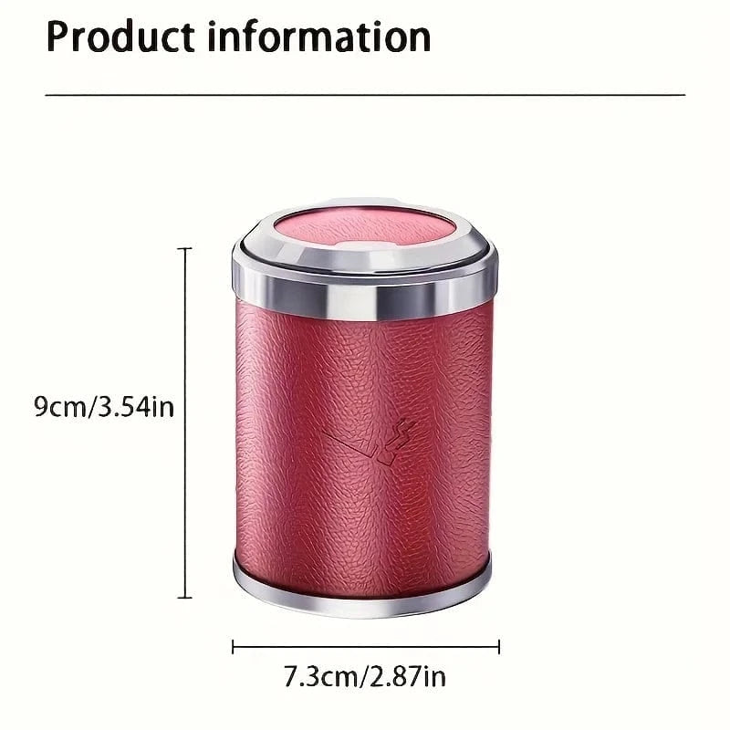 Portable car ashtray  black