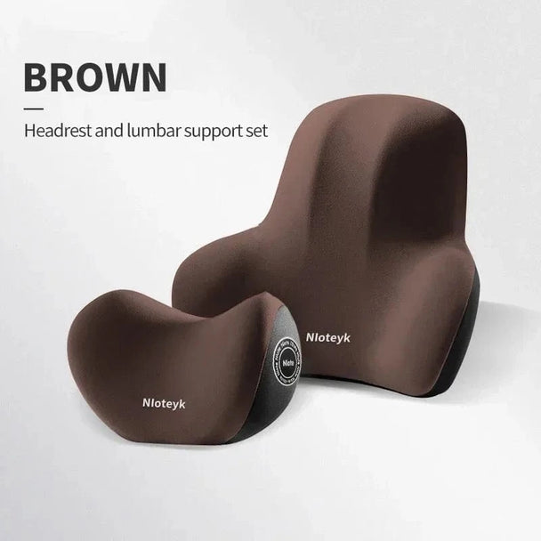 power lumbar support for car​ 1 brown set